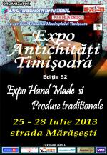 Expo Antichități Timișoara, 25-28  iulie 2013